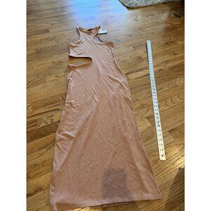ABERCROMBIE & FITCH TAN RIBBED DRESS SMALL TALL NEW